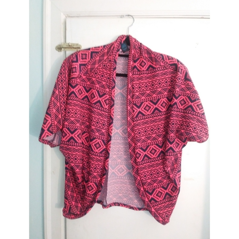 Mascara assorted boho print cardigan